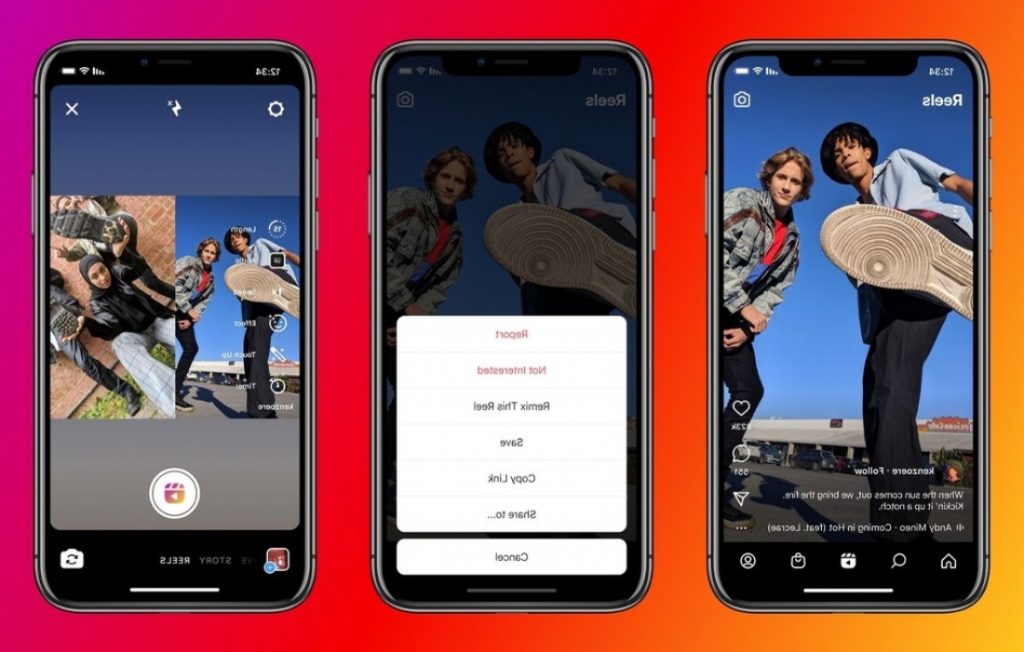 Instagram lanza Remix, función para mezclar videos