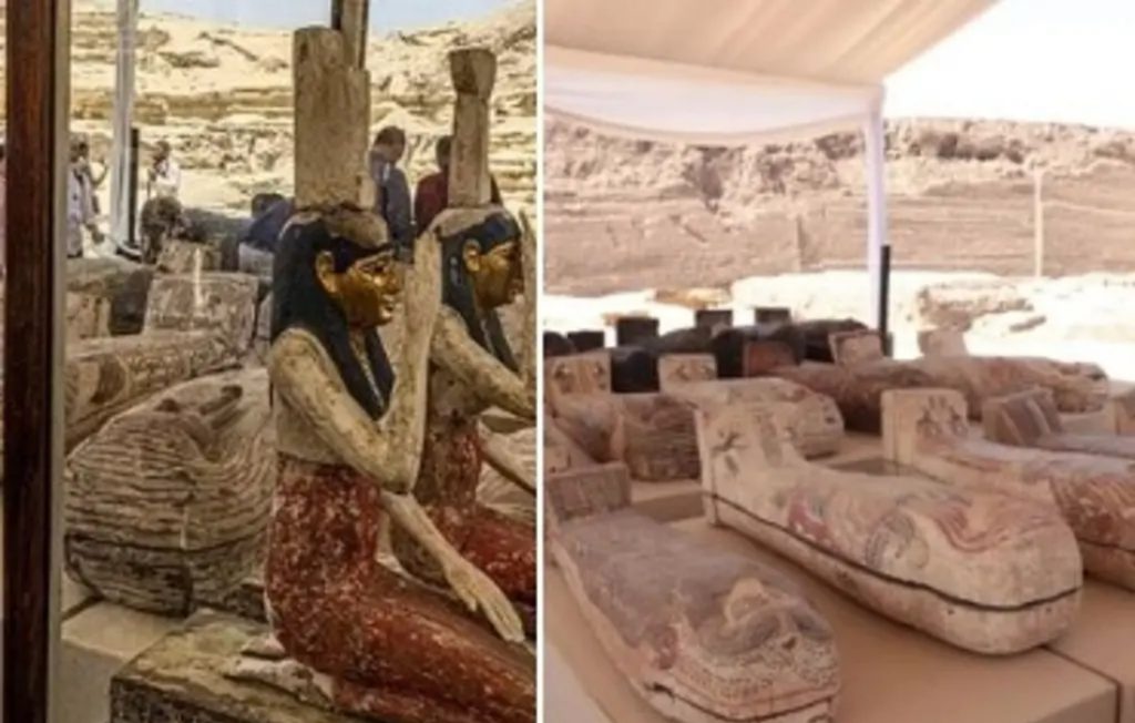 Hallan 250 sarcófagos en Egipto, son los más antiguos del mundo